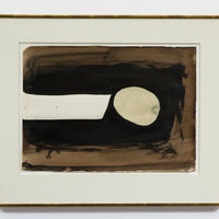 Jack Bush "Blue Moon and Sun on Paper," 1961, watercolour on paper