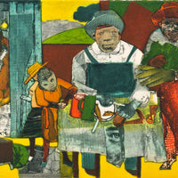 Romare Bearden "The Family," 1975, lithograph, edition 78/175