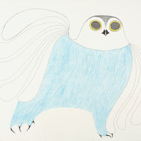 Pitaloosie Saila "Untitled," c. 1975, coloured pencil & ink on paper