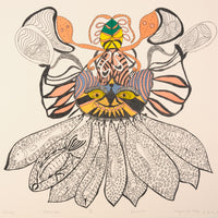 Mayoreak Ashoona & Kaka Ashoona "Tornaq," 1977, lithograph, edition 12/50