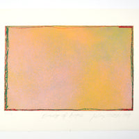 Jules Olitski "Beauty of Angels," 1989, lithograph, edition 31/50