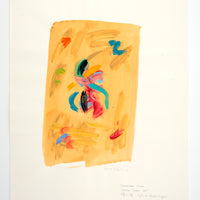 Robert Christie, "Centre Image," 1978, acrylic & watercolour on paper