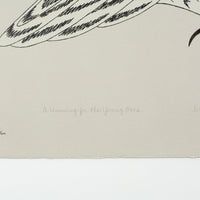 Kananginak Pootoogook "A Lemming for the Young Ones," 1982, colour lithograph, edition 20/50
