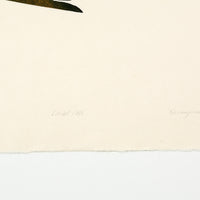 Kananginak Pootoogook "Quaqulliqaaq," 1986, stonecut & stencil, edition 32/50