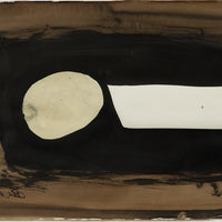 Jack Bush "Blue Moon and Sun on Paper," 1961, watercolour on paper