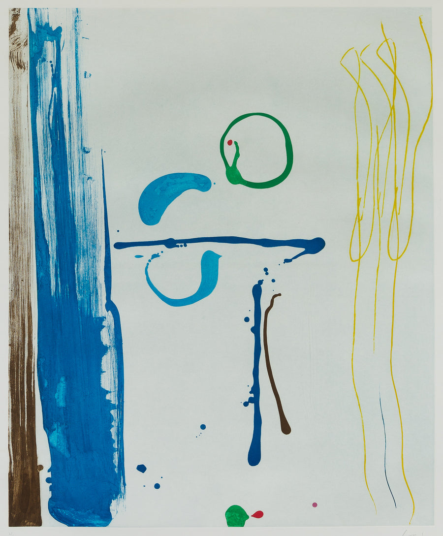 Helen Frankenthaler "Sunshine After Rain," 1987, etching, edition 61/67