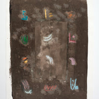 Alan Reynolds "Shadow Grace," 1991, watercolour and oil pastel on paper