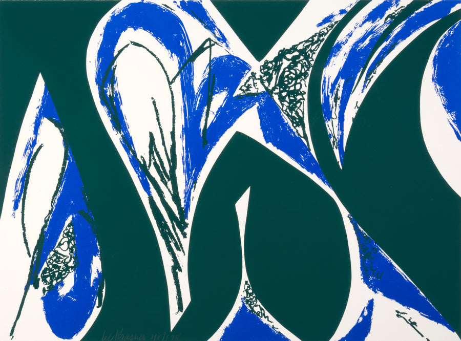 Lee Krasner "Free Space," 1975, lithograph, edition 15/175