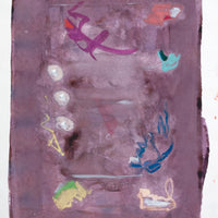 Alan Reynolds "Mist's Thought," 1991, watercolour and oil pastel on paper