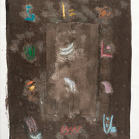 Alan Reynolds "Shadow Grace," 1991, watercolour and oil pastel on paper