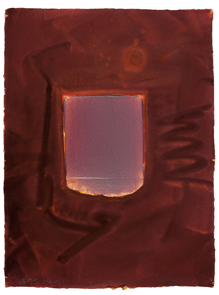 Douglas Haynes "Frontera," 1995, mixed media on paper