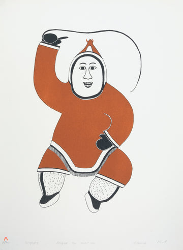 Pitaloosie Saila "Ipiraqtuqtuq," 1976, lithograph, edition 7/50