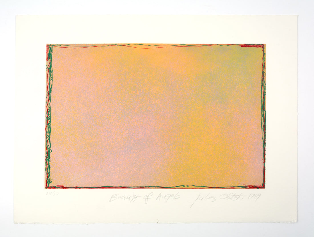 Jules Olitski "Beauty of Angels," 1989, lithograph, edition 31/50