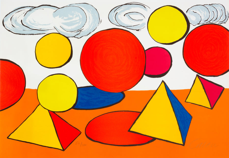 Alexander Calder "Untitled," c. 1975, lithograph, edition 56/100