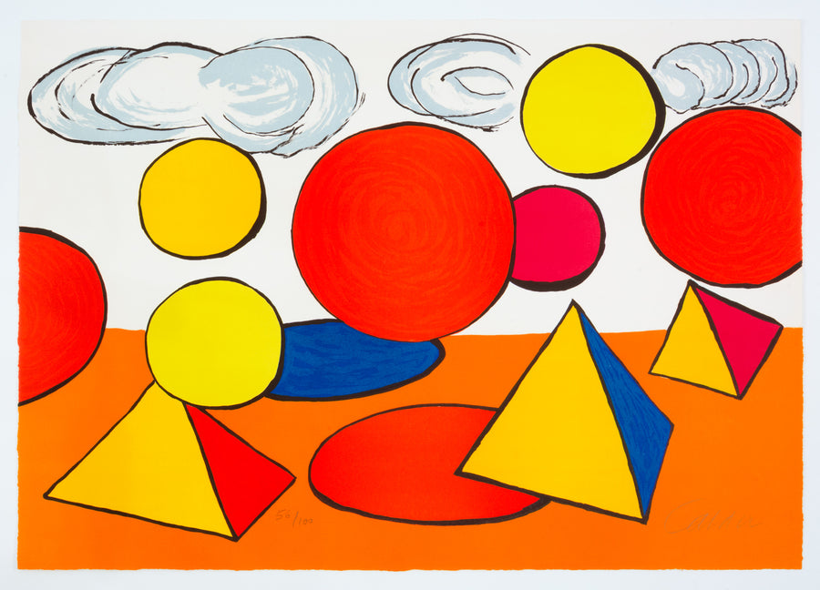 Alexander Calder "Untitled," c. 1975, lithograph, edition 56/100