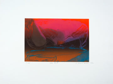 Joseph Drapell "Lake East," 1990, lithograph, edition 21/45