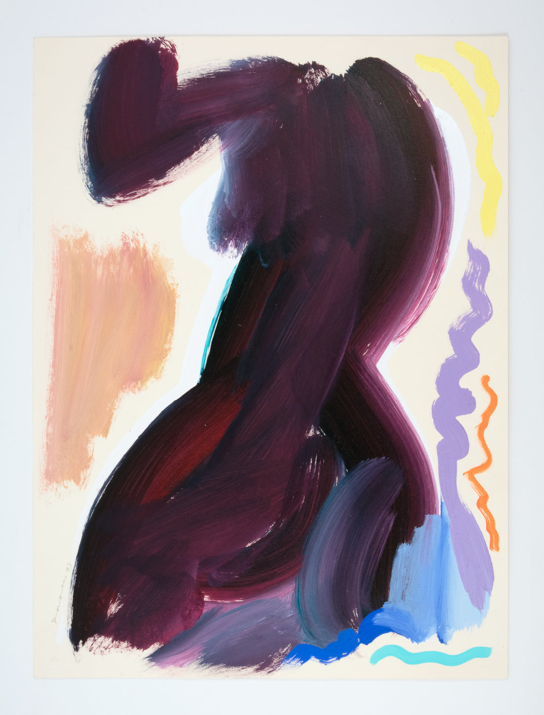 Joseph Drapell "Untitled," 1993, acrylic on paper
