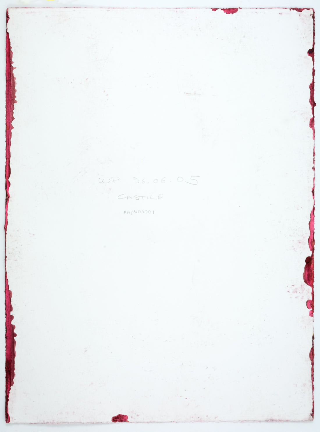 Douglas Haynes "Castile," 1996, mixed media on paper