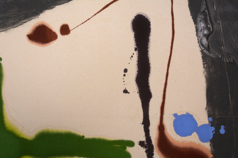 Kikuo Saito "Grey Landings," 1980, acrylic on canvas