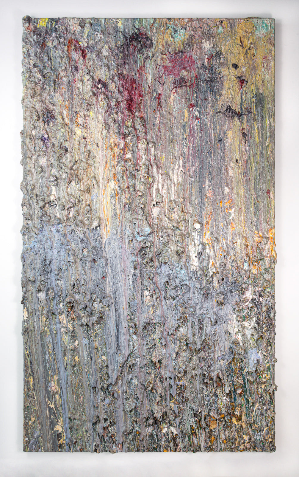 Larry Poons, "Untitled" 1983, mixed-media on canvas