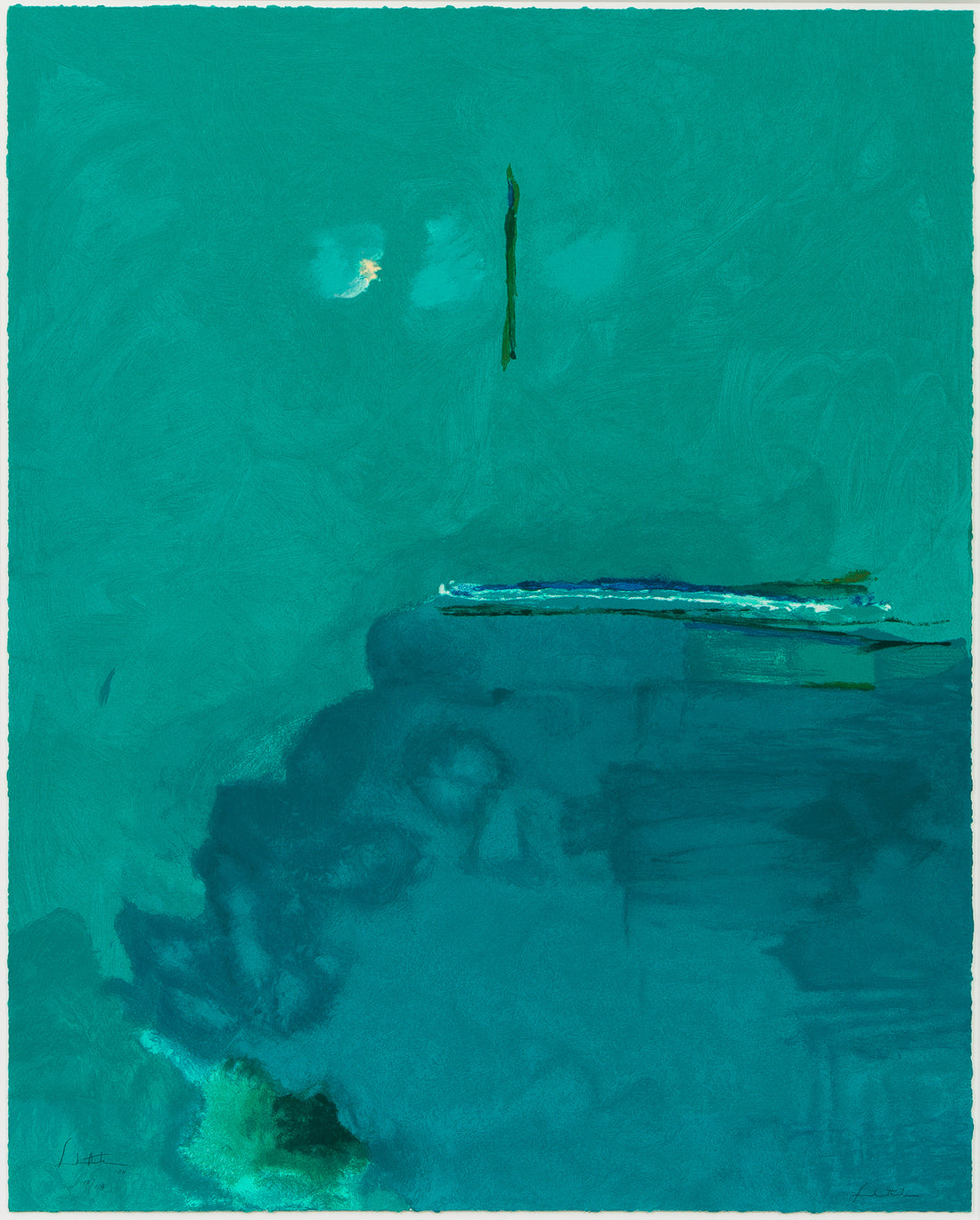 Helen Frankenthaler "Contentment Island," 2004, screenprint, edition 112/118